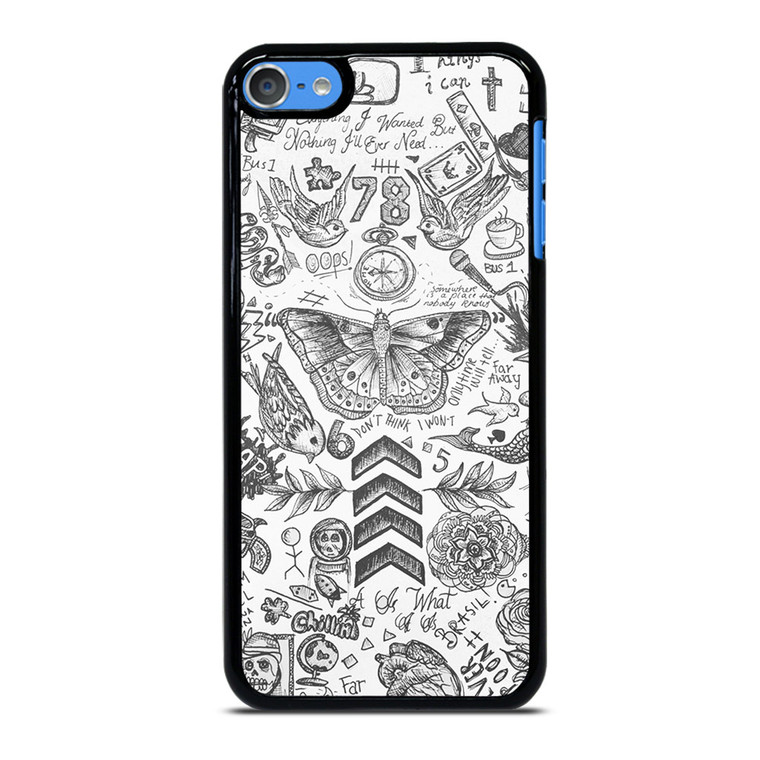 ONE DIRECTION TATTOOS iPod Touch 7 Case