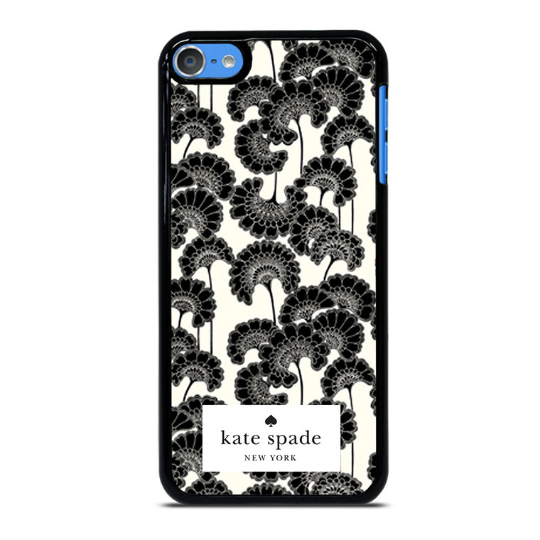 JAPANESE BLACK FLORAL KADE SPADE iPod Touch 7 Case