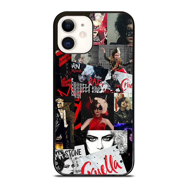 CRUELLA EMMA STONE COLLAGE iPhone 12 Case