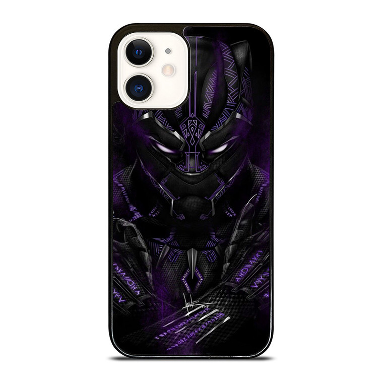 BLACK PANTHER MARVEL SUPERHERO iPhone 12 Case BLACK PANTHER MARVEL SUPERHERO iPhone 12 Case