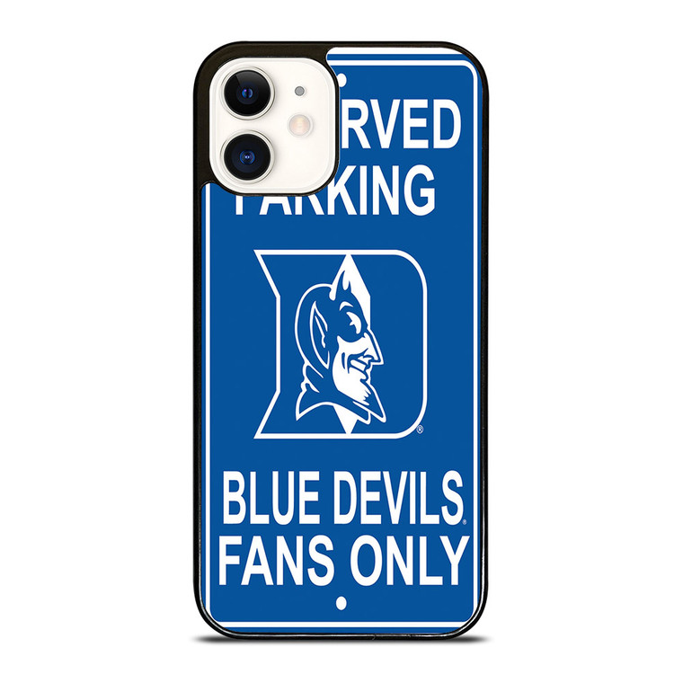 DUKE BLUE DEVILS PARKING SIGNS iPhone 12 Case