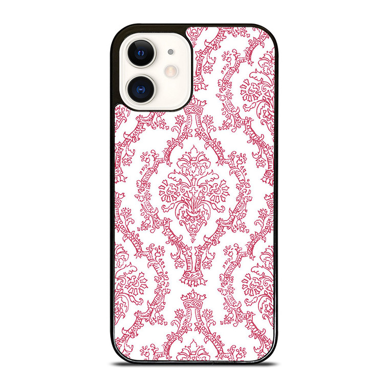 DAMASK PINK iPhone 12 Case
