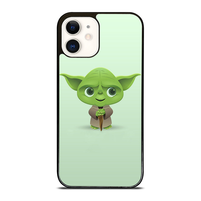 CUTE FUNNY YODA STARWARS iPhone 12 Case