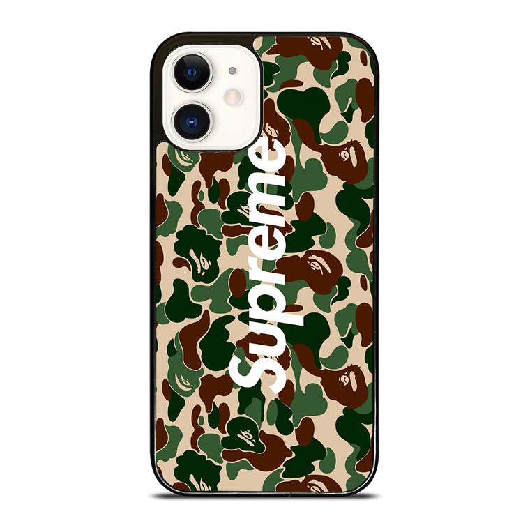 BAPE CAMO SUPREME iPhone 12 Case