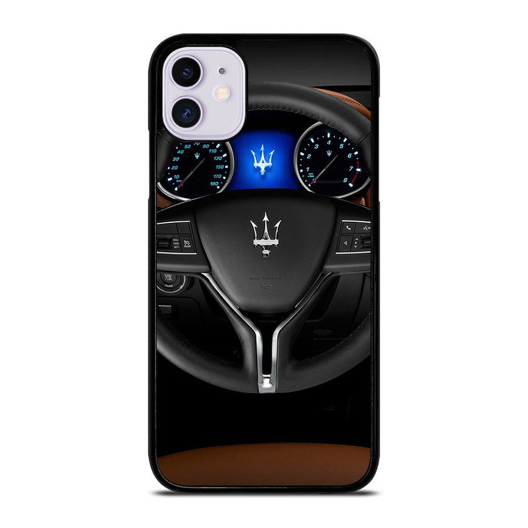 MASERATI STEERING WHEEL iPhone 11 Case MASERATI STEERING WHEEL iPhone 11 Case