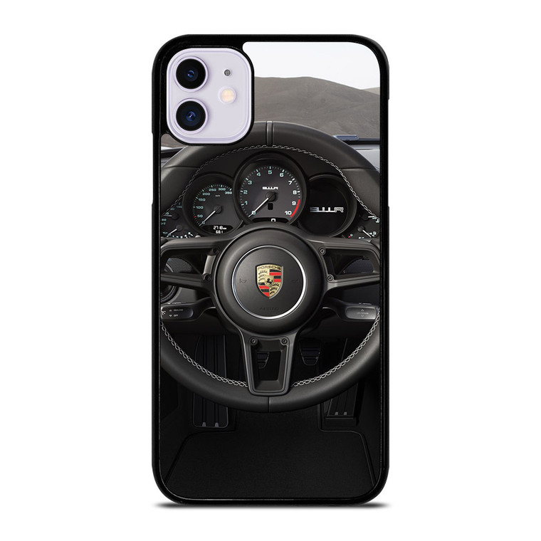 PORSCHE STEERING WHEEL 2 iPhone 11 Case