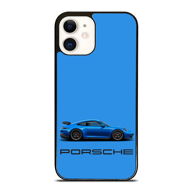 PORSCHE CAR BLUE iPhone 12 Case