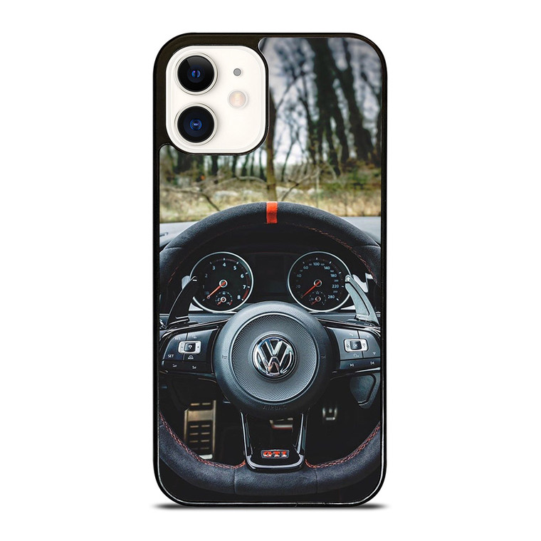 VW VOLKSWAGEN STEERING WHEEL 2 iPhone 12 Case