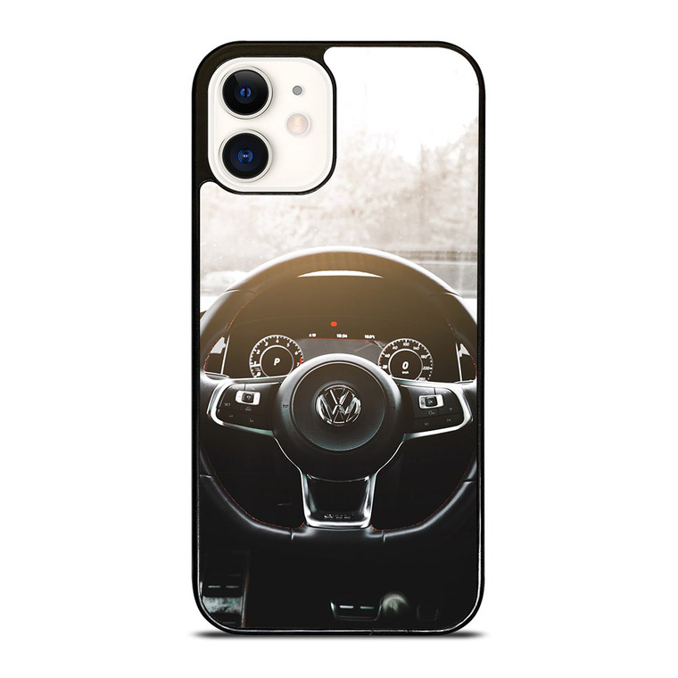 VW VOLKSWAGEN STEERING WHEEL iPhone 12 Case