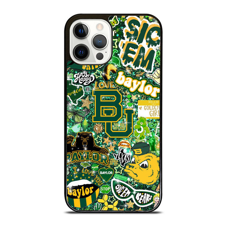 BAYLOR BEARS UNIVERSITY COLLAGE iPhone 12 Pro Case