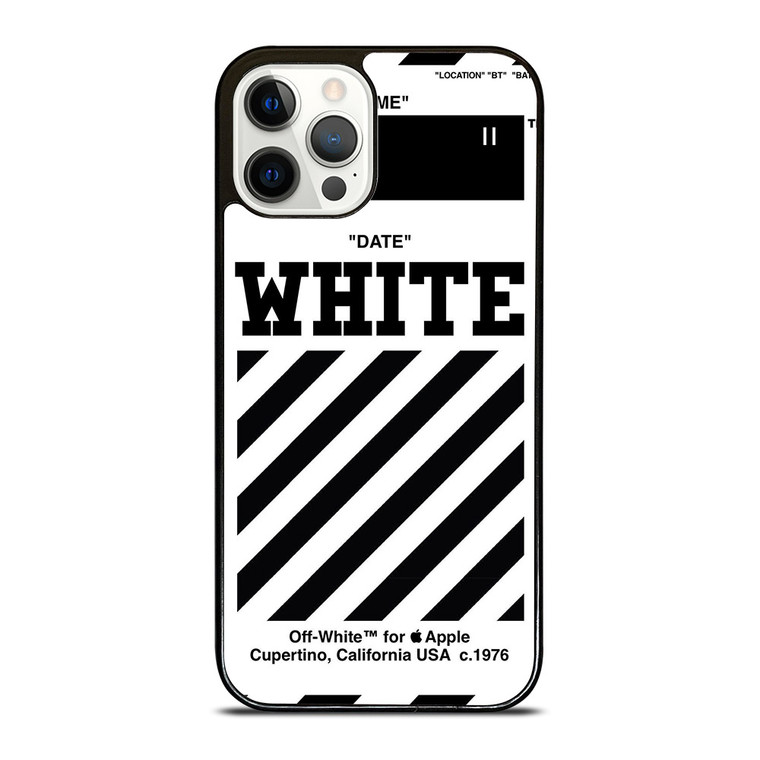 OFF WHITE LOGO 3 iPhone 12 Pro Case