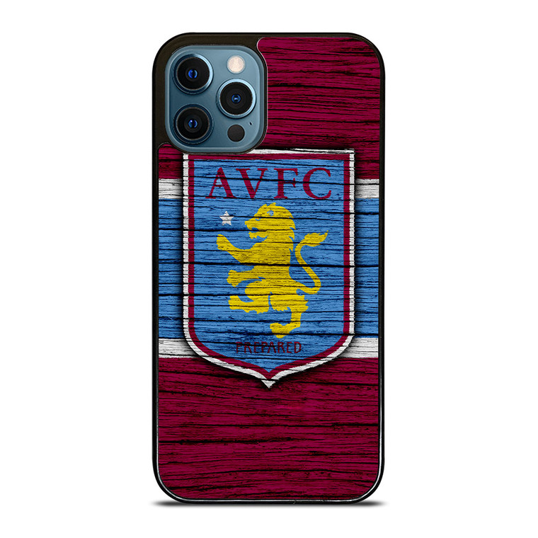 ASTON VILLA FC LOGO WOODEN iPhone 12 Pro Max Case