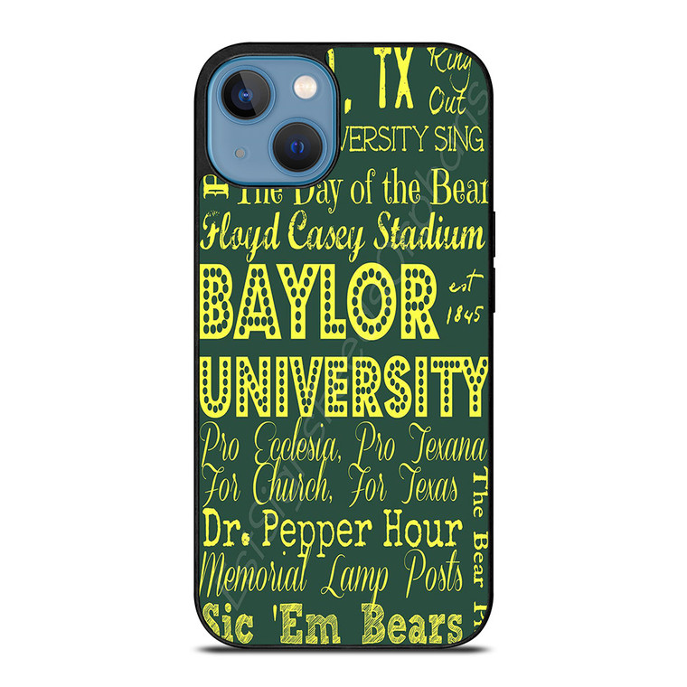 BAYLOR BEARS UNIVERSITY 2 iPhone 13 Case