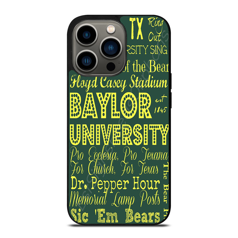 BAYLOR BEARS UNIVERSITY 2 iPhone 13 Pro Case