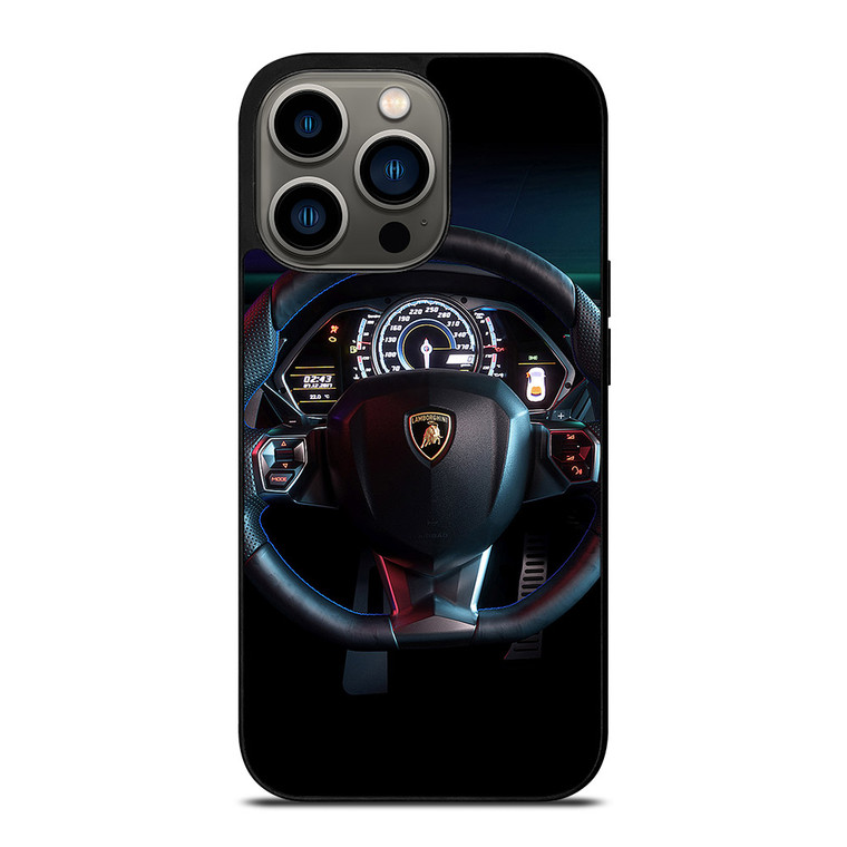 LAMBORGHINI STEERING WHEEL 3 iPhone 13 Pro Case