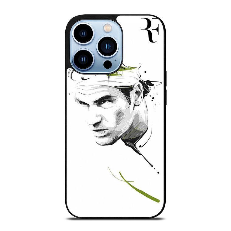 ROGER FEDERER ART iPhone 13 Pro Max Case