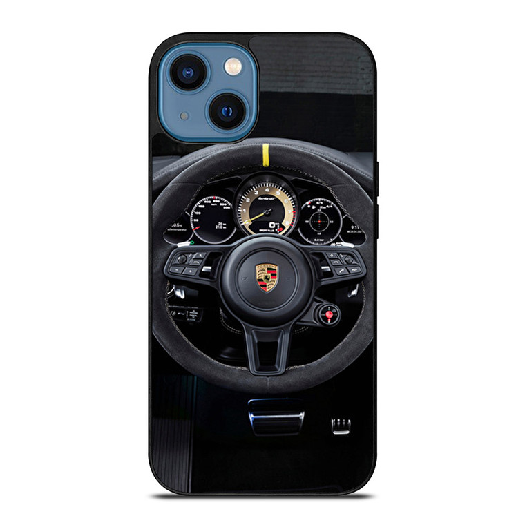 PORSCHE STEERING WHEEL iPhone 14 Case