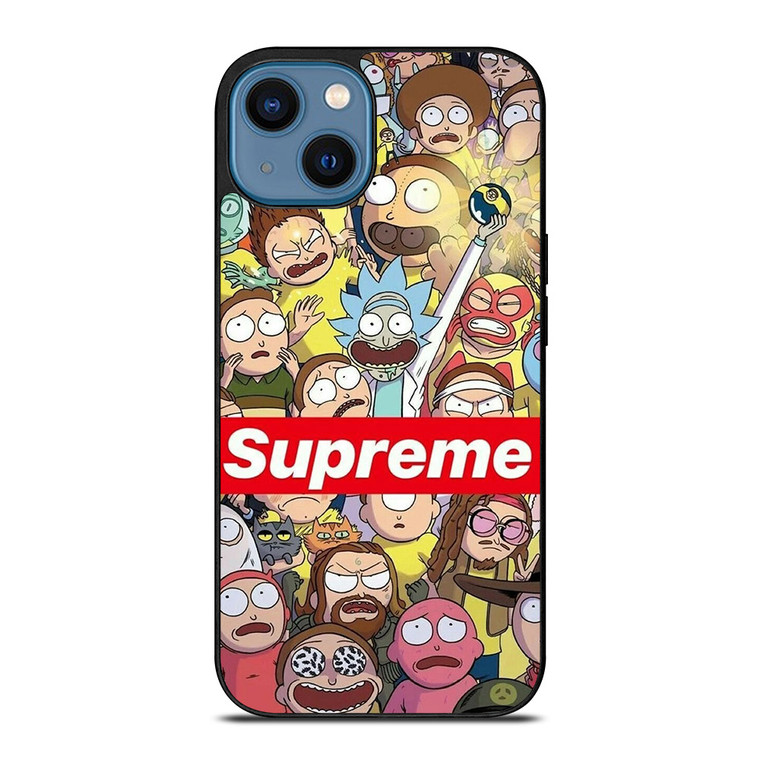 RICK AND MORTY SUPREME iPhone 14 Case RICK AND MORTY SUPREME iPhone 14 Case