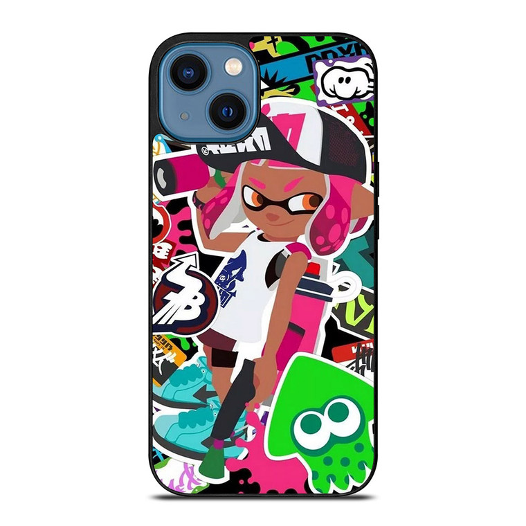 SPLATOON GAME CHARACTER iPhone 14 Case