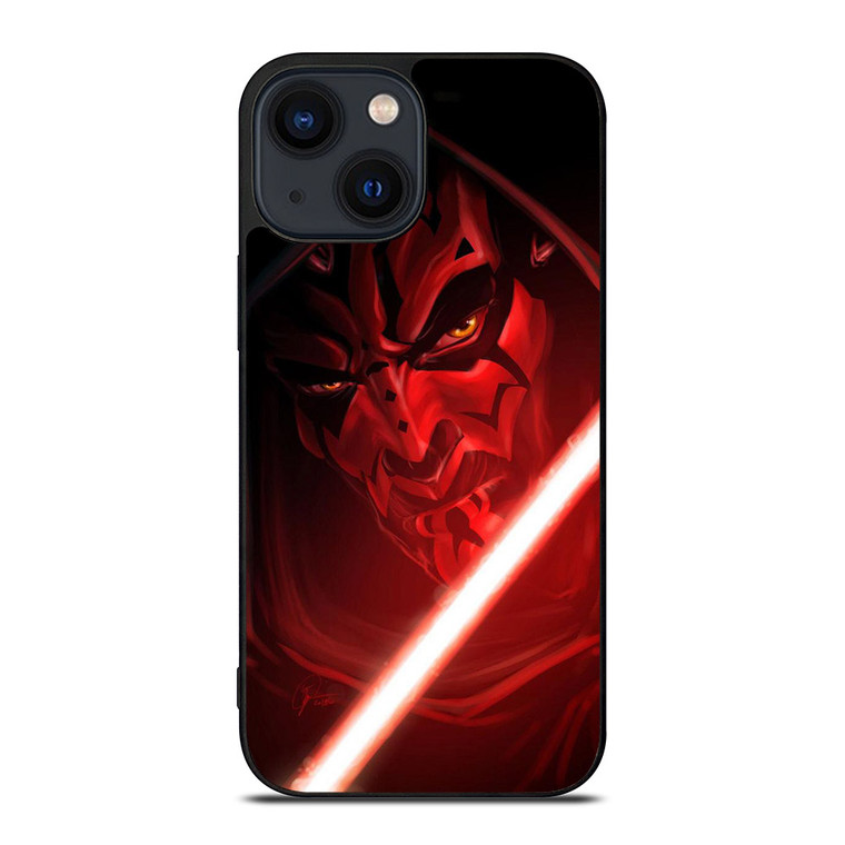 DARTH MAUL STAR WARS FACE 2 iPhone 14 Plus Case