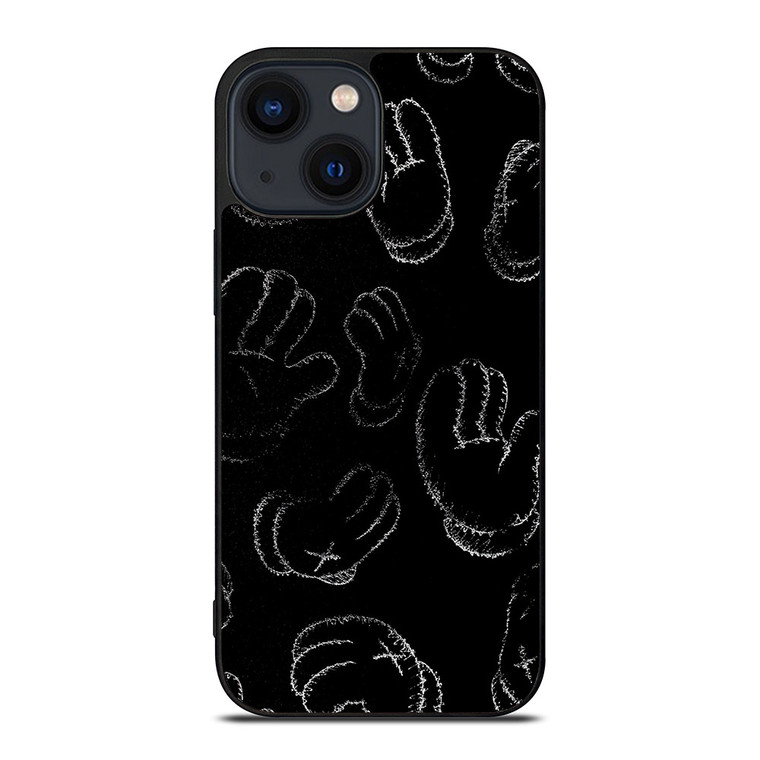 KAWS GLOVES 2 iPhone 14 Plus Case