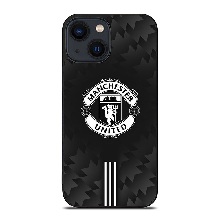 MANCHESTER UNITED BLACK iPhone 14 Plus Case