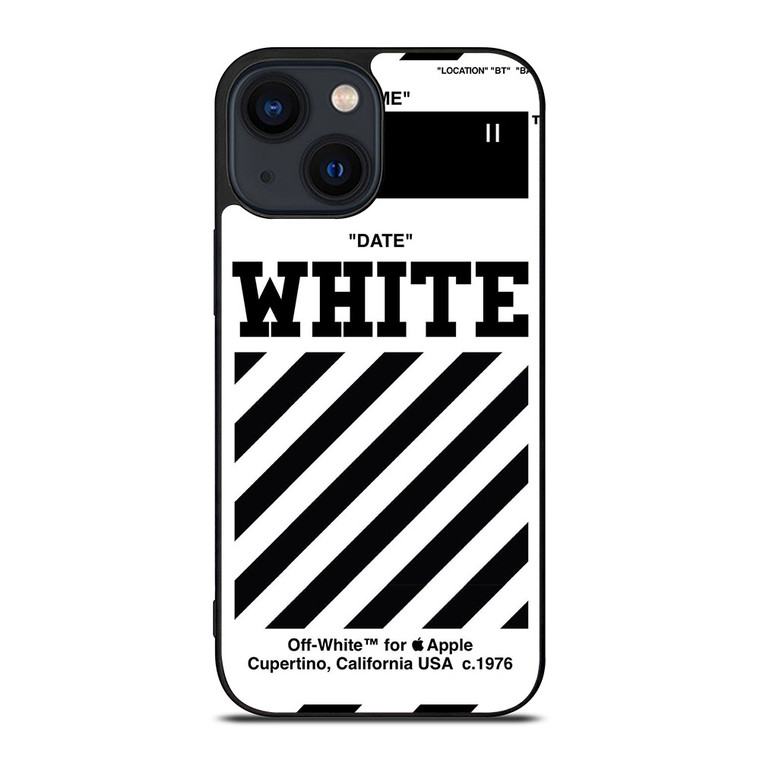 OFF WHITE LOGO 3 iPhone 14 Plus Case