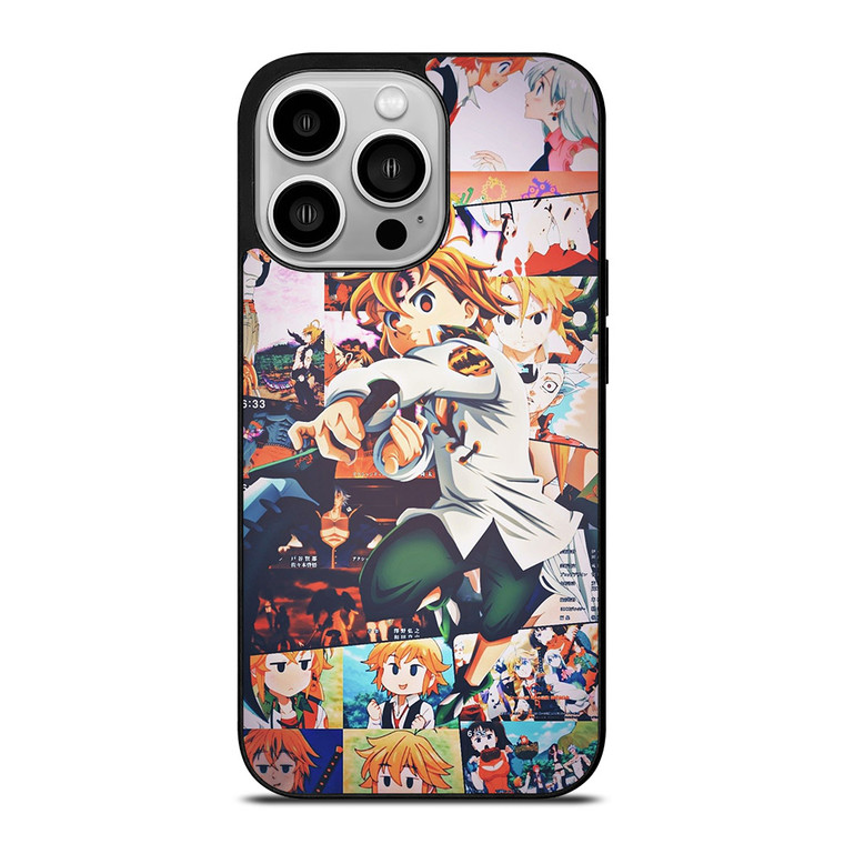 7 DEADLY SINS MELIODAS COLLAGE 2 iPhone 14 Pro Case