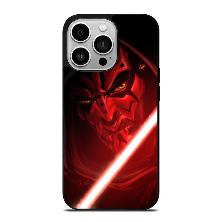 DARTH MAUL STAR WARS FACE 2 iPhone 14 Pro Case
