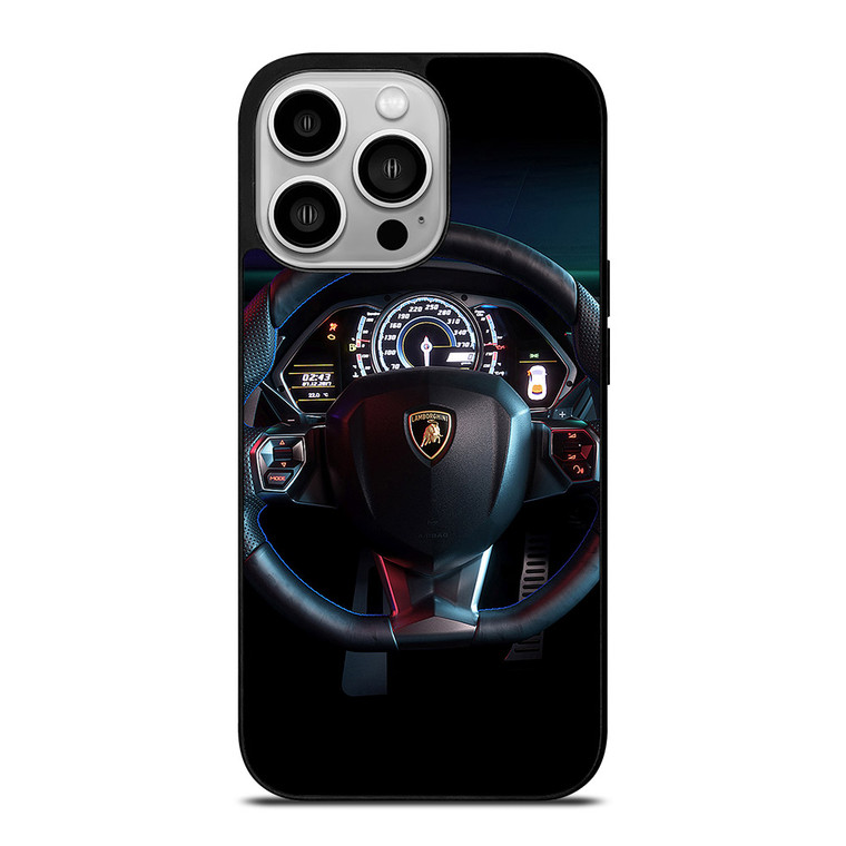LAMBORGHINI STEERING WHEEL 3 iPhone 14 Pro Case