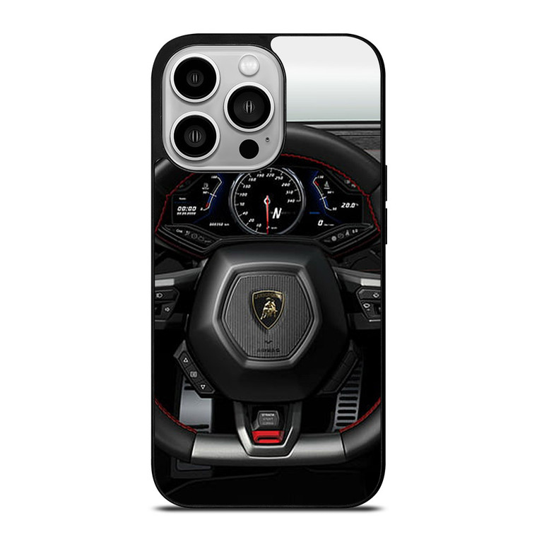 LAMBORGHINI STEERING WHEEL iPhone 14 Pro Case