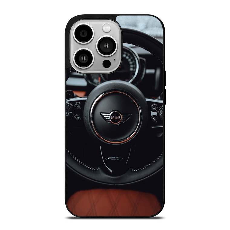 MINI COOPER STEERING WHEEL iPhone 14 Pro Case