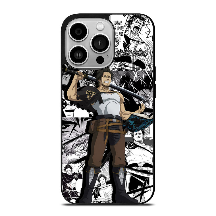 YAMI BLACK CLOVER COLLAGE 4 iPhone 14 Pro Case YAMI BLACK CLOVER COLLAGE 4 iPhone 14 Pro Case
