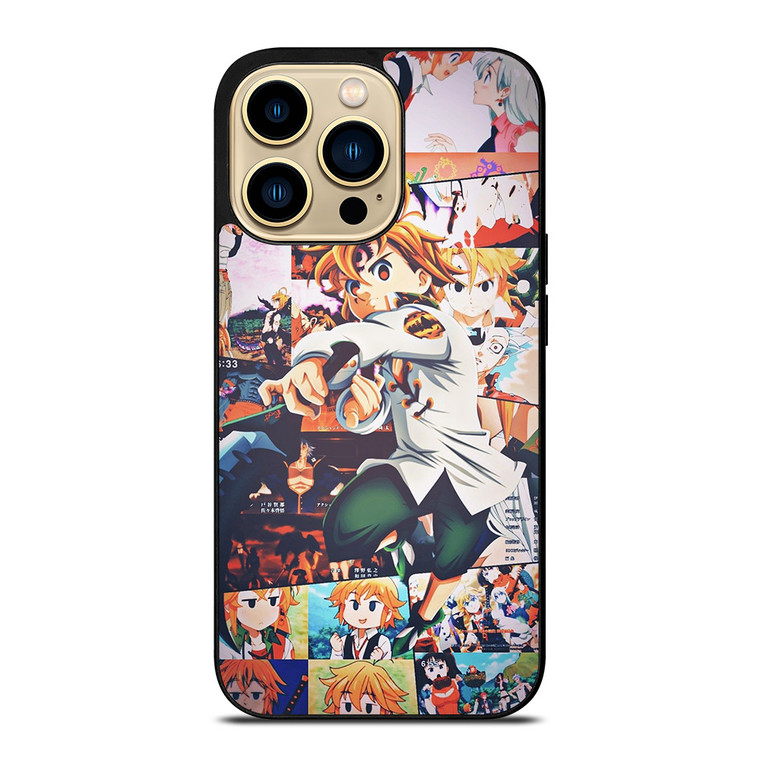 7 DEADLY SINS MELIODAS COLLAGE 2 iPhone 14 Pro Max Case