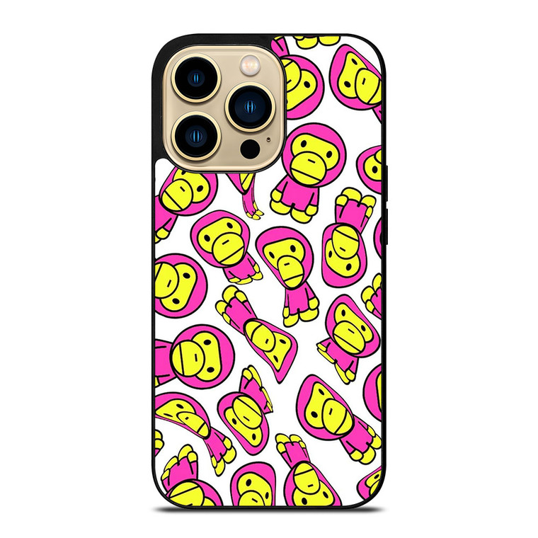 BAPE BABY MILO PATTERN iPhone 14 Pro Max Case
