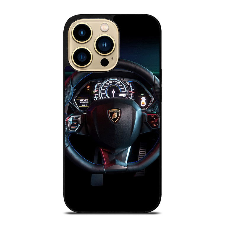 LAMBORGHINI STEERING WHEEL 3 iPhone 14 Pro Max Case
