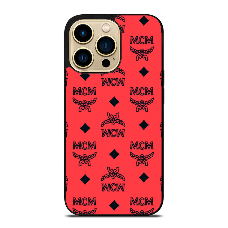 MCM WORLDWIDE PATTERN 2 iPhone 14 Pro Max Case MCM WORLDWIDE PATTERN 2 iPhone 14 Pro Max Case