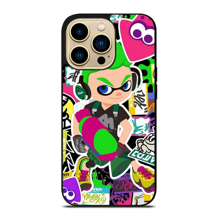 SPLATOON GAME CHARACTER 2 iPhone 14 Pro Max Case