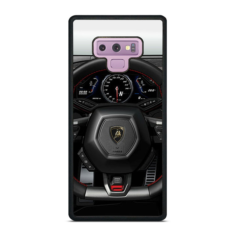 LAMBORGHINI STEERING WHEEL Samsung Galaxy Note 9 Case