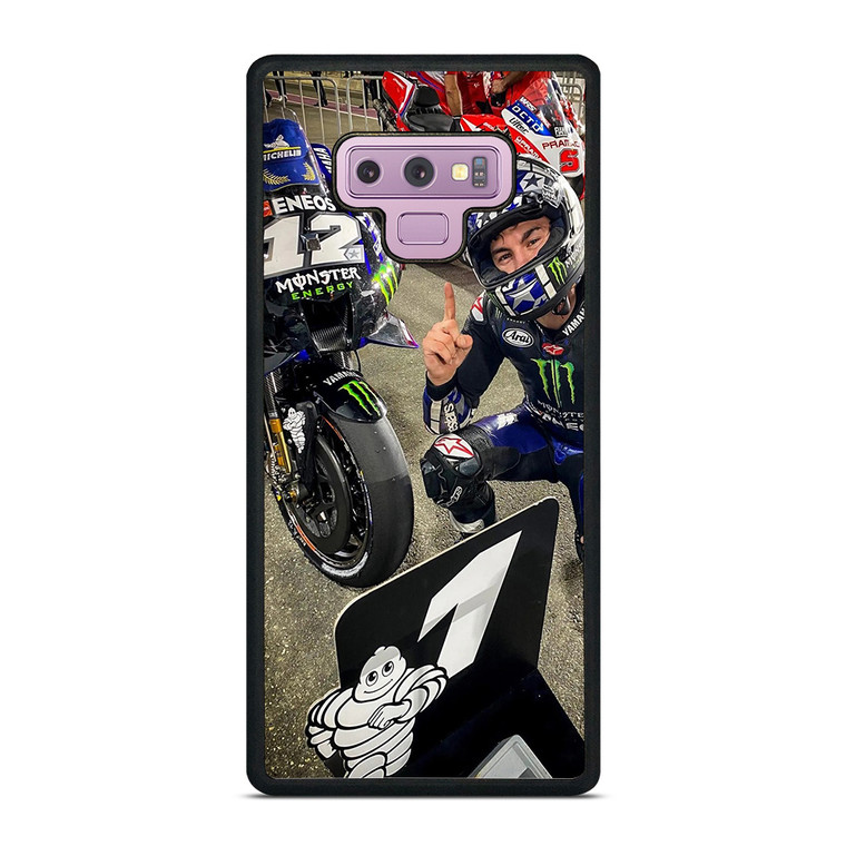 MAVERICK VINALES HELMET 2 Samsung Galaxy Note 9 Case