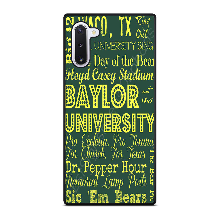 BAYLOR BEARS UNIVERSITY 2 Samsung Galaxy Note 10 Case BAYLOR BEARS UNIVERSITY 2 Samsung Galaxy Note 10 Case