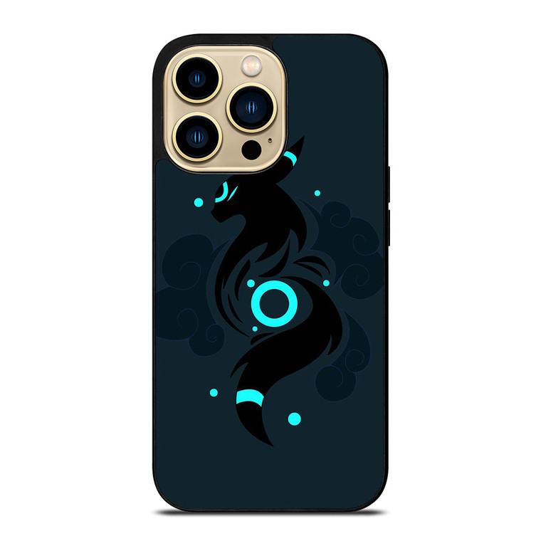 UMBREON SHINY POKEMON WOLF 2 iPhone 14 Pro Max Case