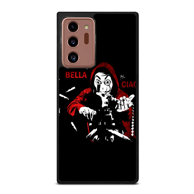 BELLA CIAO MONEY HEIST Samsung Galaxy Note 20 Ultra Case BELLA CIAO MONEY HEIST Samsung Galaxy Note 20 Ultra Case