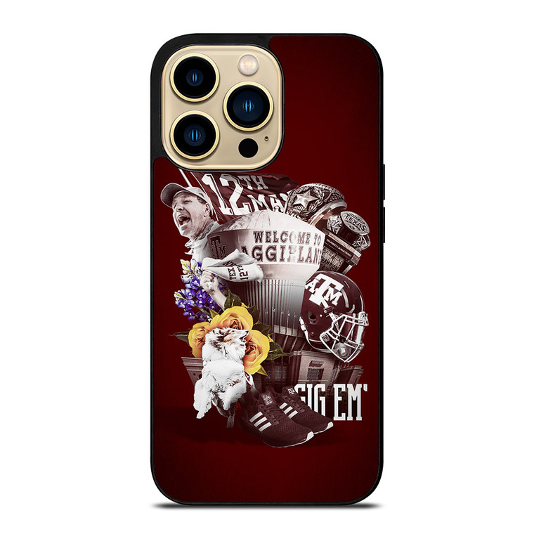 TEXAS A&M AGGIES iPhone 14 Pro Max Case