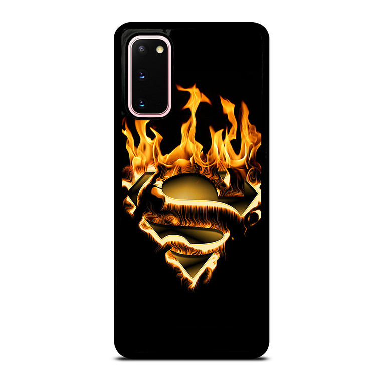FIRE SUPERMAN LOGO Samsung Galaxy S20 Case