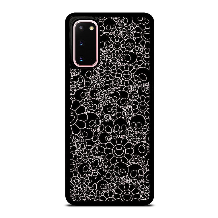 TAKASHI MURAKAMI BLACK SKULL Samsung Galaxy S20 Case