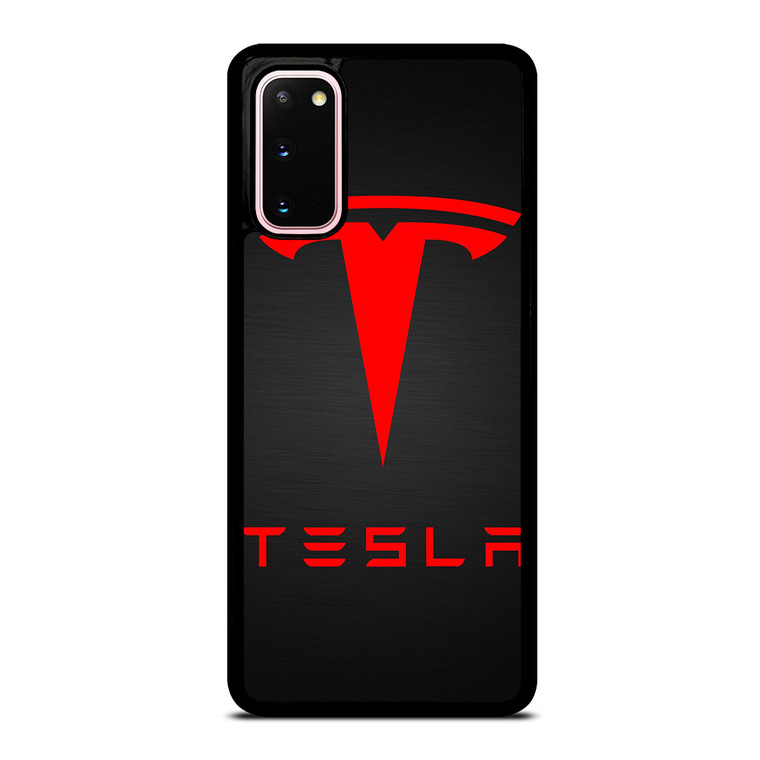 TESLA CAR LOGO 4 Samsung Galaxy S20 Case