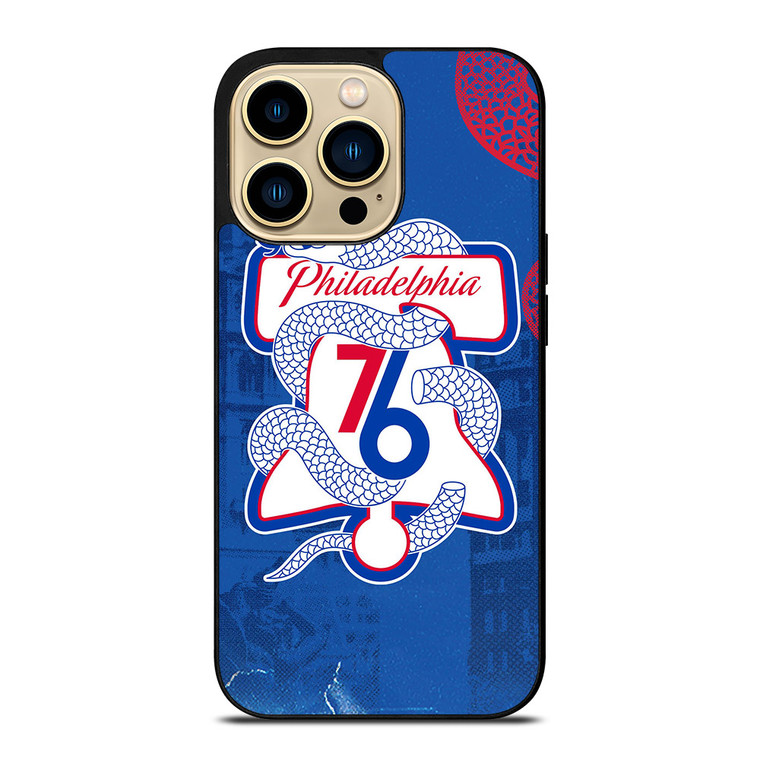 PHILADELPHIA 76ERS LOGO iPhone 14 Pro Max Case