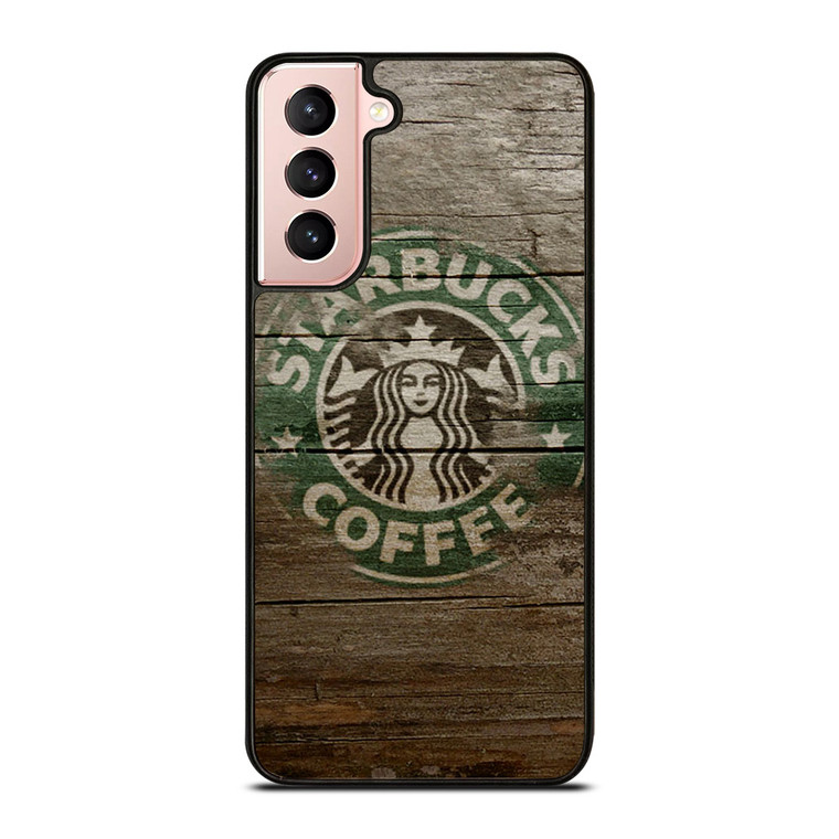 STARBUCKS COFFEE LOGO WOODEN Samsung Galaxy S21 Case