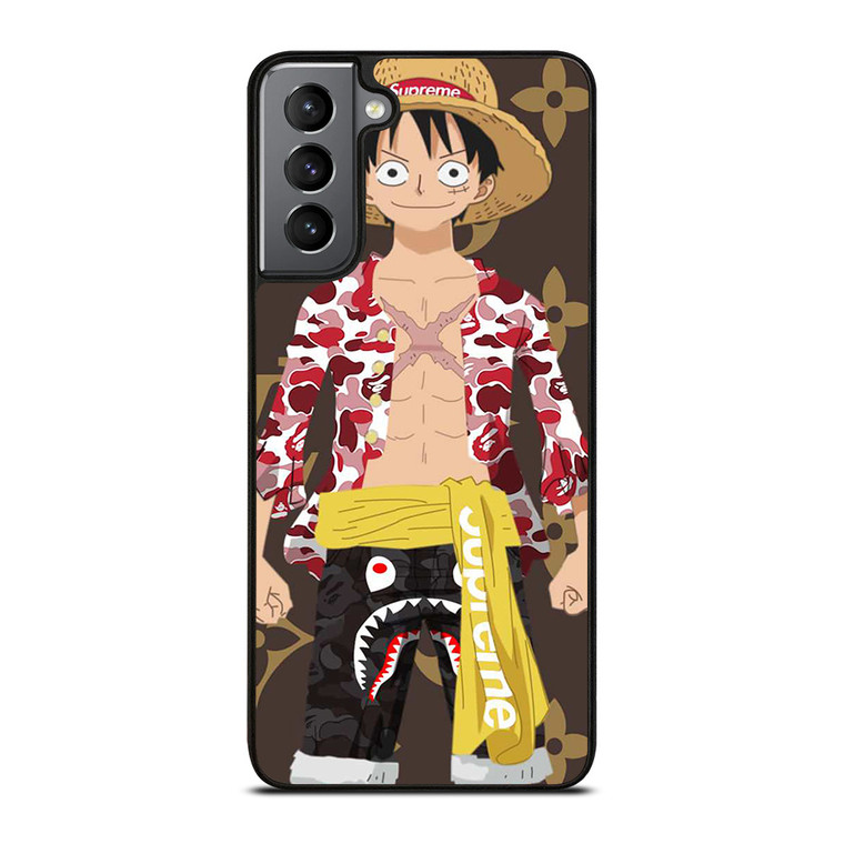 LUFFY ONE PIECE HYPEBEAST Samsung Galaxy S21 Plus Case